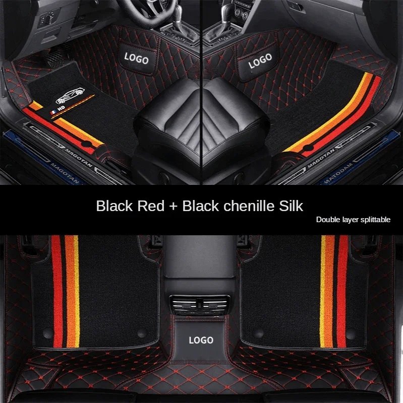 Black Red + Black chenille Silk.webp