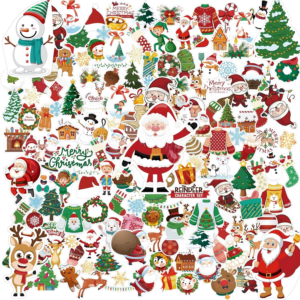 🎄Christmas Stickers | 320 PCS Christmas Stickers for Kids and Teens,Vinyl Stickers for Students Stocking Stuffers Christmas Party Favors,Christmas Crafts for Kids [Kids Christmas Gifts]
