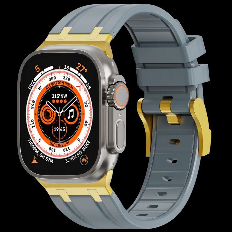 Gold Adapter-Gray Blue Band